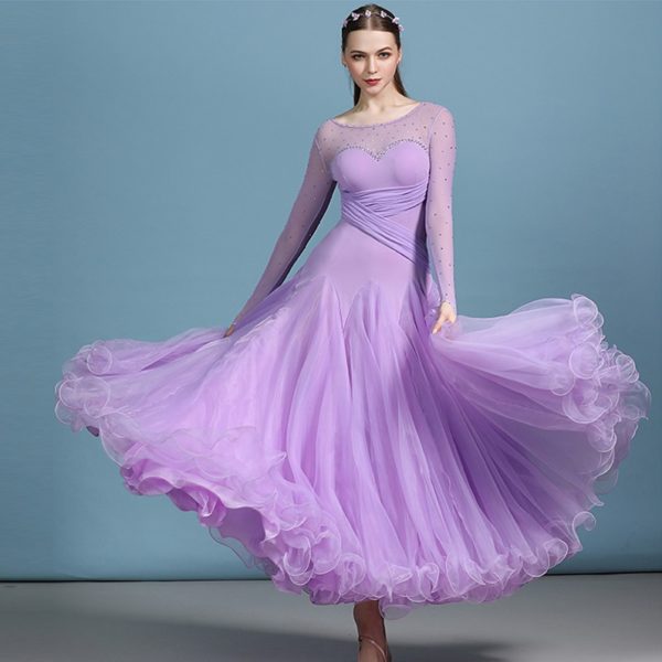 Платье стандарт лиловое